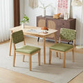 Chaises de salle à manger en bois de style Mid-Century Modern - Lot de 2
