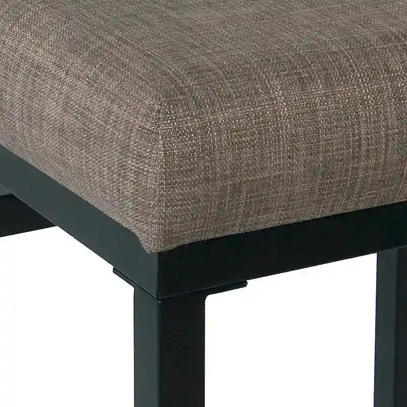 Tabouret de comptoir en métal sans dossier de 24 pouces
