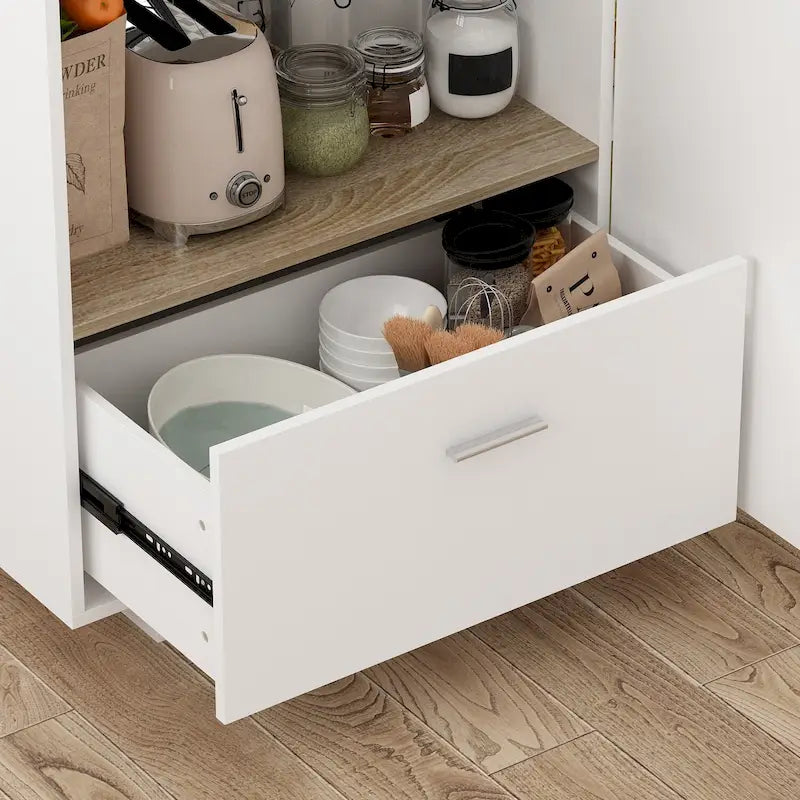 Buffet de cuisine, îlot de rangement, table extensible, table de bar