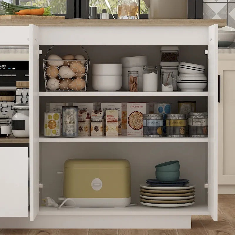 Buffet de cuisine, îlot de rangement, table extensible, table de bar