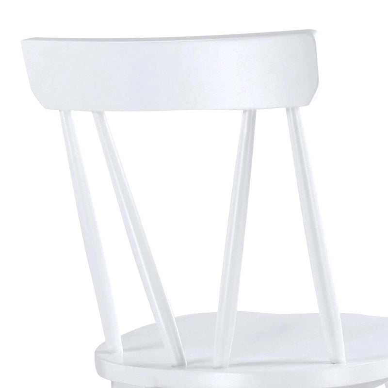 Ensemble de 2 chaises de salle à manger en bois massif, assise large de 44,2 cm avec un style classique