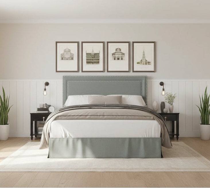 Keith Upholstered Panel Bed