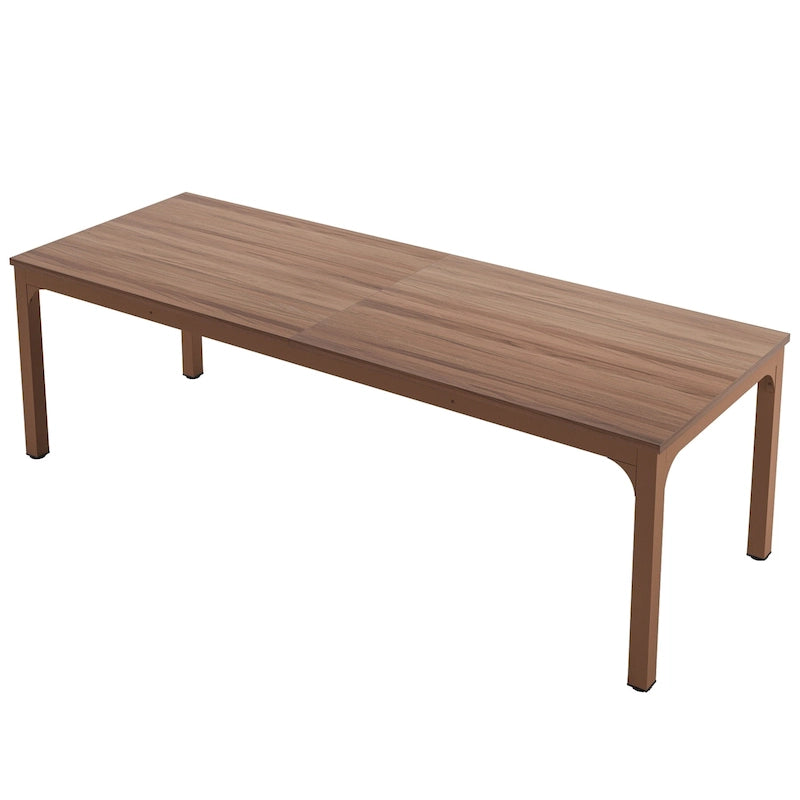 Bureau d'ordinateur double extra-long de 200 cm pour 2 personnes, pour bureau à domicile