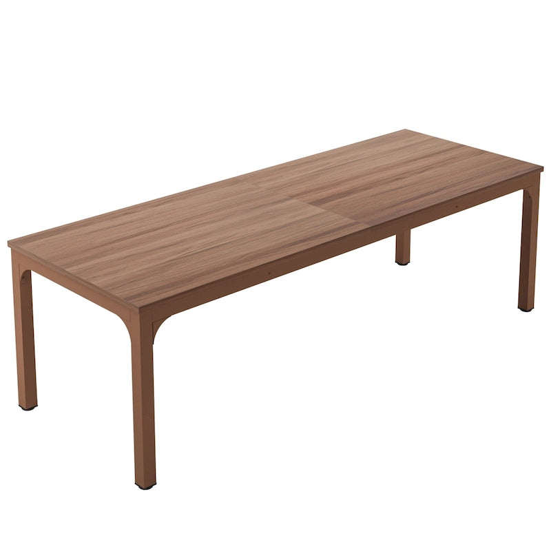 Bureau d'ordinateur double extra-long de 200 cm pour 2 personnes, pour bureau à domicile