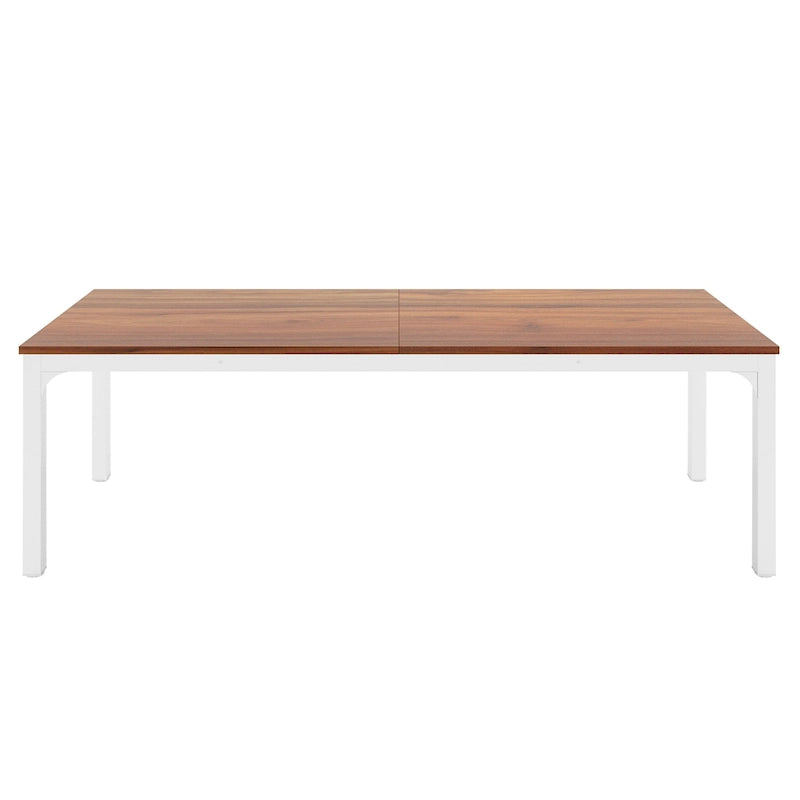 Bureau d'ordinateur double extra-long de 200 cm pour 2 personnes, pour bureau à domicile