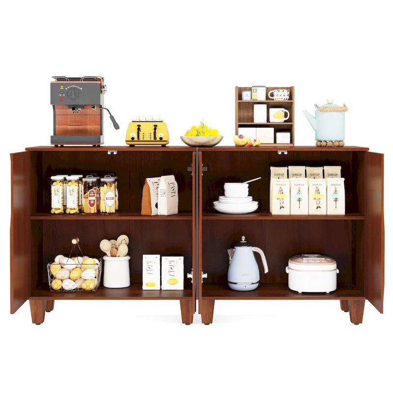 Buffet de salle à manger avec rangement de 140 cm pour cuisine