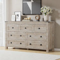 Commode rustique à 7 tiroirs, commode en bois, organiseur de commodes