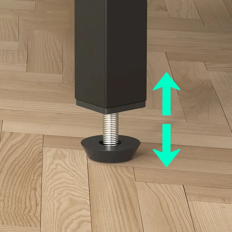 Bureau d'angle réversible avec étagères de rangement et station de charge pour bureau à domicile