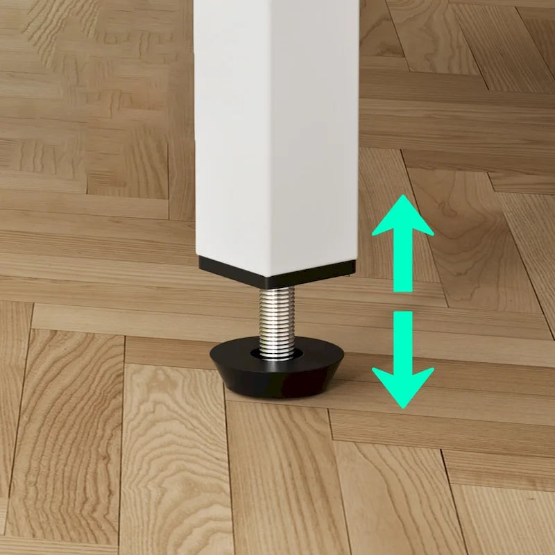 Bureau d'angle réversible avec étagères de rangement et station de charge pour bureau à domicile